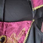 Womens Villain Evil Queen Princess Costume Dress Cape Halloween Cosplay Small Black Photo 3