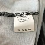 Bloomchic Striped Contrast Dolman Sleeve V Neck T-Shirt Blue Black 12 Photo 5