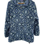 Patagonia Vintage 90s Fleece Pullover Tunic Synchilla M Made in the USA Blue Photo 0