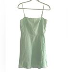& Other Stories & Other Stories Linen Flounced Hem Mini Dress Mint Green Size 8 (Euro 38) Spring Photo 3