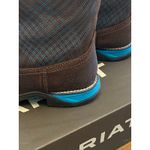 Ariat Women’s Anthem Square Toe Western Boots Java Brown Turquoise 8B w/ Box Photo 5