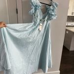 FANM MON Fanm Mon Demre Dress Size Medium New Blue Photo 9