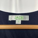 Jade Melody Tam Sleeveless Tie Tassel Shift Dress in‎ Navy Size Small Blue Photo 1