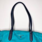 Michael Kors Kelsey Tote Turquoise Blue Nylon Travel Large Shoulder Bag Purse Photo 5