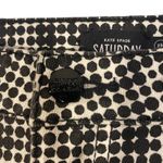 Kate Spade  Saturday Black White Checkered Skinny Ankle Denim Jeans Women Sz 28 Photo 2