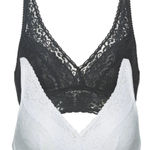 Felina  Stretch Lace Bralette 2-Pack, Black/White, Size Small, NWT Photo 0