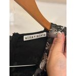 Alice + Olivia  Goth Floral Black Maxi Dress US 0‎ Photo 4