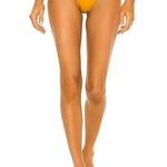 Monica Hansen Beachwear Babe Watch Bikini Bottom Honey Womens Size Medium Orange Photo 0