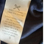 Everly  Women's‎ Dress Navy Blue Floral Lined Halter Neck Keyhole Back Size Small Photo 3