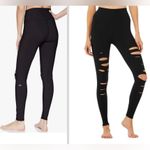 Alo Yoga Alo Black High-Waisted Cutout Leggings Photo 1