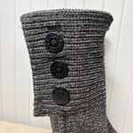 UGG  Australia Cardy Tall Black Sweater Knit Button Boots Women’s Size US 7 Photo 1