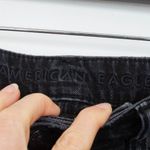 American Eagle American Eagle Womens Distressed Denim Mom Shorts Size 2 Black Raw Hem Grunge Photo 2