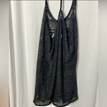 PINK - Victoria's Secret PINK by Victoria's Secret Black Lace Swim Cover Tank Top Size Small Photo 2