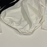 NEW Pepper Mayne XS Contrast Seamless Bodysuit Black White Colorblock Leotard Photo 3