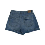 American Eagle  Women's Mom Short Denim Jean Cotton Blend Casual‎ Blue Size 6 Photo 2