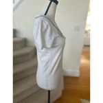 The Limited  Vintage Y2K White Knit Rhinestone Bow Short Sleeve Sweater Photo 2