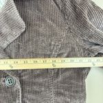 J. Jill | Women's Brown Corduroy Double Breasted Jacket Size M Tall Pea Coat Photo 12