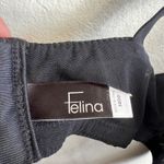 Felina  Sheer Lace Bra 38DD Underwire Floral Embroidered Mesh Lingerie Black Photo 2