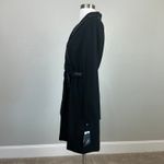 Adrianna Papell Sequined Long Sleeve Tuxedo Sheath Cocktail Dress Black Size 6 Photo 4