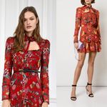 Alexis Morgana Ruffle-Tiered Floral Print Mini Dress Sz Small Photo 8