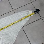 Free People Women White Faff & Fringe Pullover Sweater Scoop Neck size Large. Photo 7