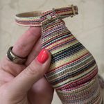 Sam Edelman Yaro Block Heels Striped Colorful Photo 4