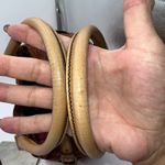 Fendi  Du Jour RARE Embossed Leather Satchel Designer Handbag F Logo Details Photo 7