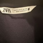 ZARA  Mini Dress Full Zip Sleeveless Collared Black Dress‎ Size S Photo 1