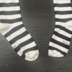 Disney Minnie Mouse Black & White Striped Knee High Women’s Socks Photo 5