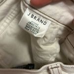 J Brand  Beige High-Rise Raw Hem Straight Leg‎ Cropped Jeans Size 24 Photo 5