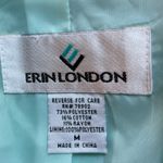 Erin London Floral Printed Long Sleeve Collared Lined Blazer Suit Jacket Size M Green Size M Photo 10