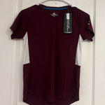 Mizuno  Womens Softball Crew Neck Jersey Athletic Short‎ Sleeve Purple Size Large Photo 0