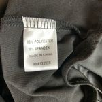 superdown  Black Satin Plunge Bodysuit Deep V Neck Sleeveless Sexy S Photo 4