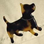 Banana Republic Tortoise shell Scottie pin Photo 0