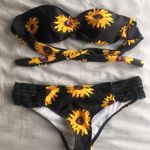 Zaful Strapless Sunflower Bikini Photo 0