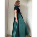 Vintage 90s Emerald Green Formal Gown Size 10 Princess Ball gown Holidays Photo 6