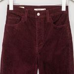 Levi's Ribcage Boot Cut Pants Jeans in Malbec Cord Corduroy Photo 4