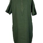 Soft Surroundings Petite Medium Emelia Shift Dress Cold Shoulder Square Neck Photo 3