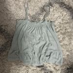 Anthropologie Sparkly Amadi Womens Small S Boho Top Cami Teal Y2K Photo 1