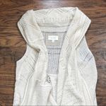 Anthropologie Angel of the North • Lua Pointelle Knit cardigan vest open drape Photo 3