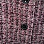 Maggie Barnes Plus Vintage Purple Pink Plaid Button Up Jacket 1X Photo 7