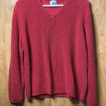 Chico's Size 3 Chico’s Long Sleeve Reddish Sweater Photo 0