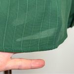 Maeve | Anthropologie Green Button-Up Lightweight Striped Blouse Women’s Size XS Photo 8