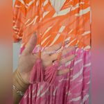 Briton Court Sadie Zebra Maxi Dress Pink Size L Photo 4