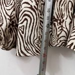 Moon River NWOT  Anthropologie M Puff Sleeve Babydoll Crop Top‎ Psychedelic Funky Photo 2