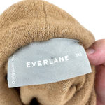 Everlane The Cozy Stretch Duster Cardigan Caramel Camel Tan Size XXS **Flawed Photo 13