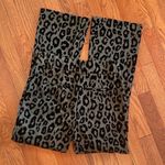 Derek Lam 10 Crosby Kick Flare Green & Black Leopard Print Jeans/Pants Size 0 Photo 6