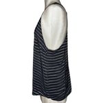 Joie 🔵 Sale 3/$25  STRIPED BLACK WHITE SILK RACERBACK TANK TOP S Photo 5