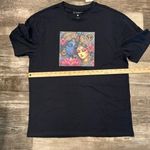 Primark NWT Navy Black Graphic T-Shirt with Colorful Print Size Medium Photo 0