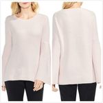 Vince Camuto New All Over Rib Bell Sleeve Womens Sweater Size S Pink Blush Photo 1